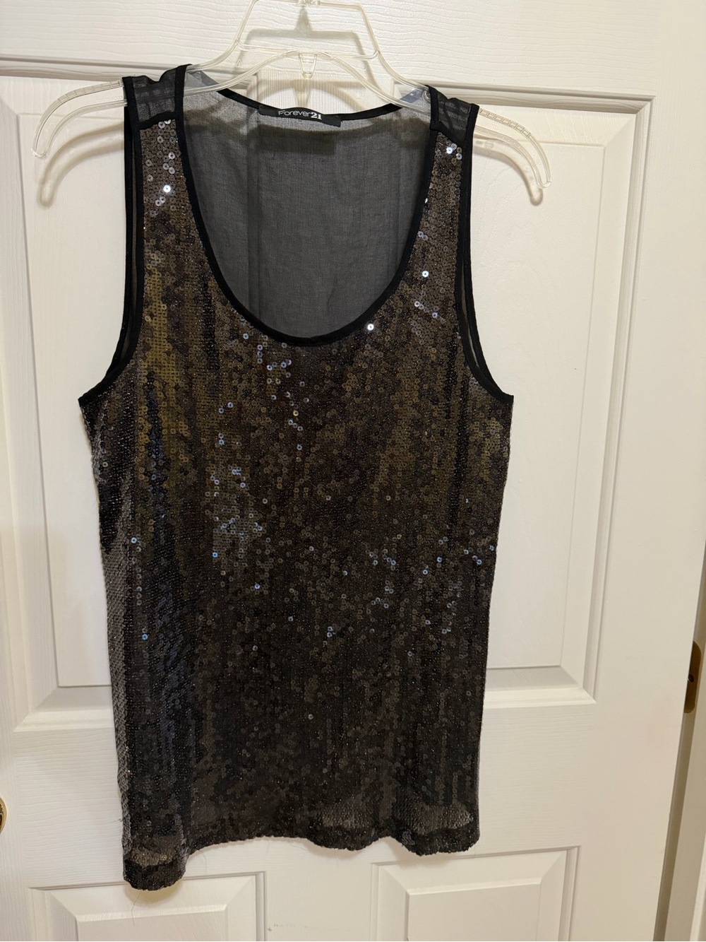 🆕Forever 21 Sequin Tank Top - Black